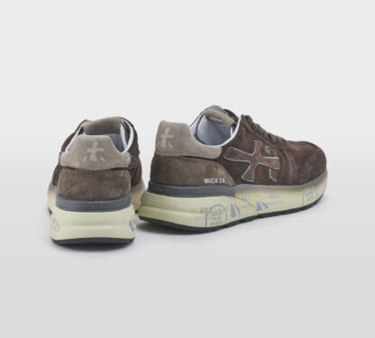 premiata UOMO CALZATURE SNEAKERS MICK MARRONE 40, 41-2, 42, 43-2, 44-2, 45-2 immagine n. 4/5