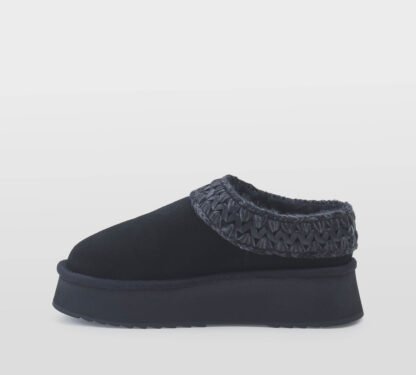 MOU DONNA Donna SABOT PLATFORM MONTONE NERO 37-2, 38-2, 39-2, 40, 41-2 immagine n. 2/5