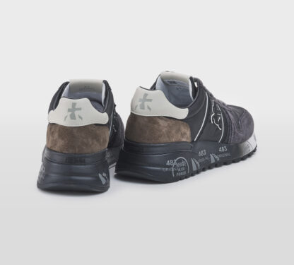 premiata UOMO CALZATURE SNEAKERS LANDER NERO FUMO 40, 41-2, 42, 44-2, 45-2, 43-2, 46-2 immagine n. 4/5