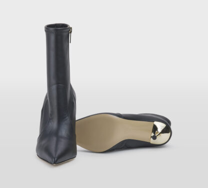 NINALILOU DONNA Donna STIVALETTO STRETCH PELLE NERO 36, 37-2, 38-2, 39-2 immagine n. 5/5