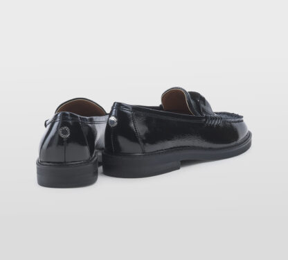 steve madden DONNA Donna MOCASSINO NAPLAK NERO 35-2, 36, 37-2, 37, 38-2, 38, 39-2, 40, 41-2 immagine n. 4/5