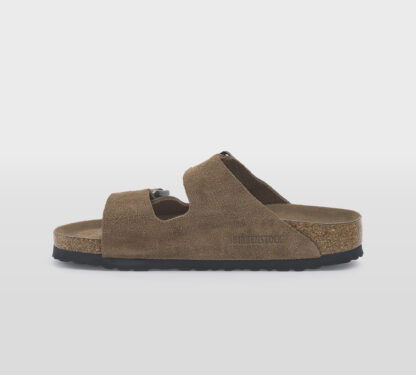 BIRKENSTOCK DONNA CIABATTA ANATOMICA ARIZONA CAMOSCIO DARK TEA 35, 36, 37-2, 38-2, 39-2, 40, 41-2, 42, 43-2, 44-2, 45-2 immagine n. 2/5