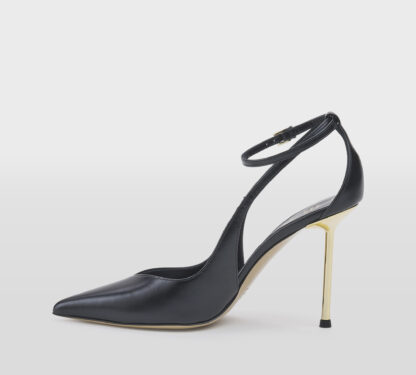 NINALILOU DONNA DECOLLETTE' SPEZZATA PELLE NERO 36, 37-2, 37, 38-2, 39-2, 40 immagine n. 2/5