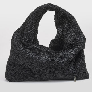 LA MILANESA DONNA BORSE BORSA ASTRAKAN NERO un immagine n. 1/5