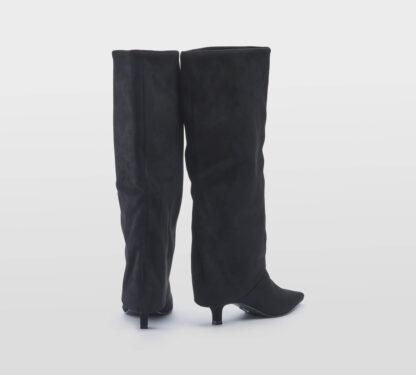 steve madden DONNA Donna STIVALE CAMOSCIO NERO 36, 37-2, 37, 38-2, 38, 39-2, 40, 41-2 immagine n. 4/5