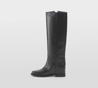 VIA ROMA 15 DONNA Donna STIVALE CAVALLERIZZO PELLE NERO V ORO 36, 37-2, 38, 39-2, 40, 41-2, 38-2 immagine n. 2/5