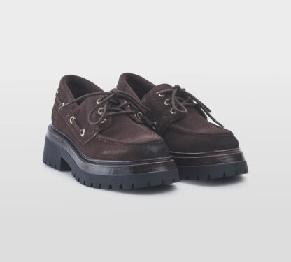 steve madden DONNA Donna MOCASSINO BARCA CAMOSCIO MARRONE 35-2, 36, 37-2, 37, 38-2, 38, 39-2, 40, 41-2 immagine n. 3/5