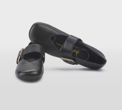 LOAFER DONNA Donna BALLERINA BEBE' PELLE NERO 37-2, 38-2, 39-2, 40, 41-2 immagine n. 5/5