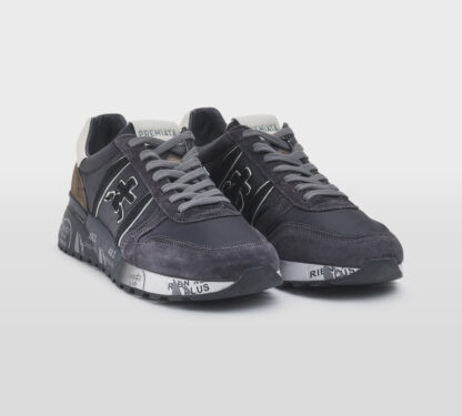 premiata UOMO CALZATURE SNEAKERS LANDER NERO FUMO 40, 41-2, 42, 44-2, 45-2, 43-2, 46-2 immagine n. 3/5
