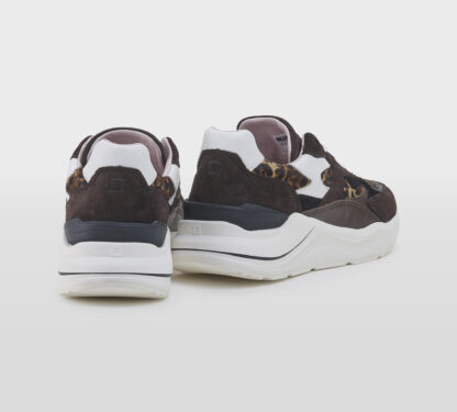 D.A.T.E DONNA Donna SNEAKERS RUNNING CAMOSCIO MORO MACULATO 36, 37-2, 38-2, 39-2, 40, 41-2 immagine n. 4/5