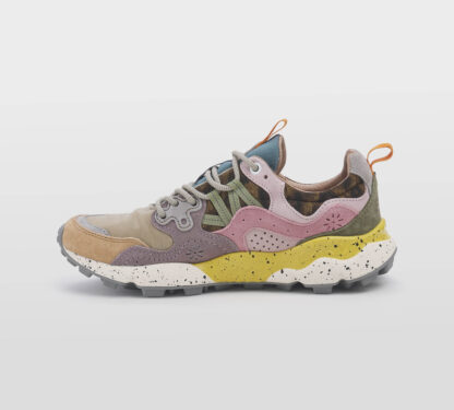 FLOWER MOUNTAIN DONNA Donna SNEAKERS CAMOSCIO MULTICOLOR CIPRIA MUSTARD 36, 37-2, 38-2, 39-2, 41-2 immagine n. 2/5