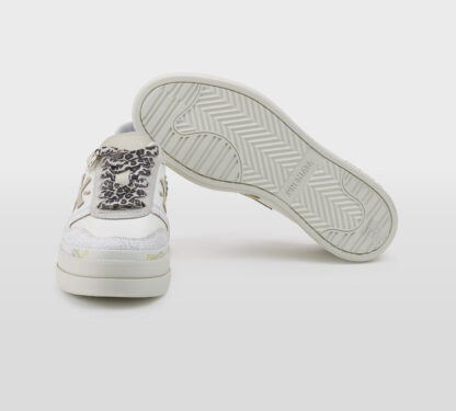 premiata DONNA Donna SNEAKERS MICOL BIANCO ARGENTO 36, 37-2, 38-2, 39-2, 40 immagine n. 5/5