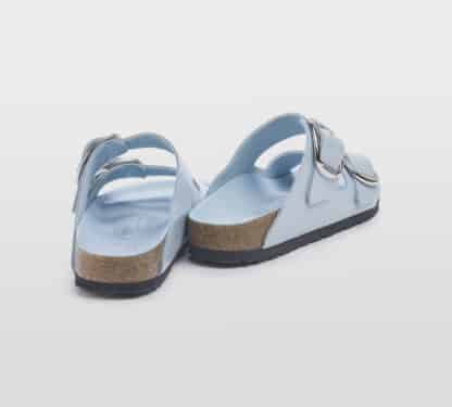 BIRKENSTOCK DONNA CIABATTA ANATOMICA ARIZONA BIG BUCKLE CELESTE 36, 37-2, 38-2, 39-2, 40 immagine n. 4/5