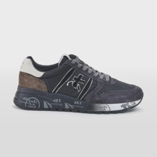 premiata UOMO CALZATURE SNEAKERS LANDER NERO FUMO 40, 41-2, 42, 44-2, 45-2, 43-2, 46-2 immagine n. 1/5
