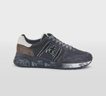 premiata UOMO CALZATURE SNEAKERS LANDER NERO FUMO 40, 41-2, 42, 44-2, 45-2, 43-2, 46-2 immagine n. 1/5