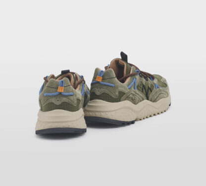 FLOWER MOUNTAIN UOMO CALZATURE SNEAKERS CAMOSCIO OLIVA 40, 41-2, 42, 43-2, 44-2, 45-2 immagine n. 4/5