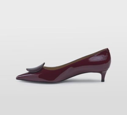 PROSPERINE DONNA DECOLLETTE' DECOLTE' VERNICE BORDO' 36, 37-2, 38, 39-2, 40, 41-2 immagine n. 2/5