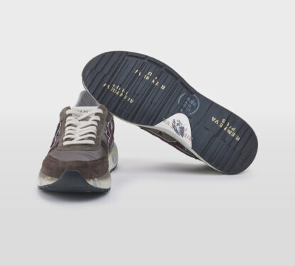 premiata UOMO CALZATURE SNEAKERS MICK MARRONE VINACCIA 40, 41-2, 42, 43-2, 44-2, 45-2 immagine n. 5/5