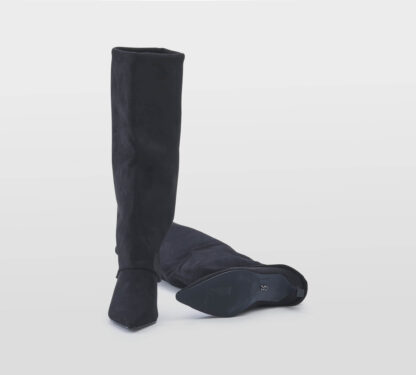 steve madden DONNA Donna STIVALE CAMOSCIO NERO 36, 37-2, 37, 38-2, 38, 39-2, 40, 41-2 immagine n. 5/5