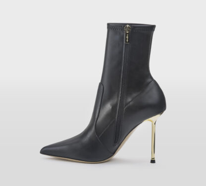 NINALILOU DONNA Donna STIVALETTO STRETCH PELLE NERO 36, 37-2, 38-2, 39-2 immagine n. 2/5