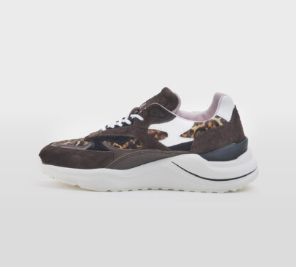 D.A.T.E DONNA Donna SNEAKERS RUNNING CAMOSCIO MORO MACULATO 36, 37-2, 38-2, 39-2, 40, 41-2 immagine n. 2/5