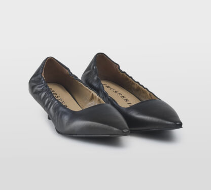 PROSPERINE DONNA Donna DECOLTE' ARRICCIATA PELLE NERO 36, 37-2, 37, 38, 39-2, 40 immagine n. 3/3
