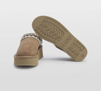 MOU DONNA Donna SABOT PLATFORM MONTONE CUOIO 36, 37-2, 38-2, 39-2, 40, 41-2 immagine n. 5/5