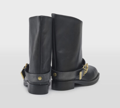 steve madden DONNA Donna BIKER PELLE NERO FIBBIA 36, 37-2, 37, 38-2, 38, 39-2, 41-2 immagine n. 4/5
