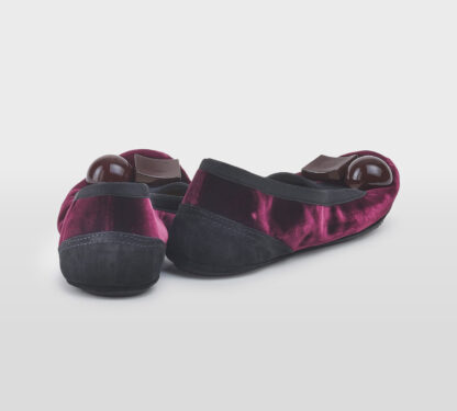 DOVE NUOTANO GLI S DONNA Donna BALLERINA VELLUTO BORDO' 37-2, 38-2, 39-2, 40, 41-2 immagine n. 4/5