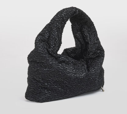 LA MILANESA DONNA BORSE BORSA ASTRAKAN NERO un immagine n. 2/5