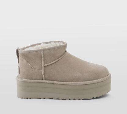 UGG DONNA Donna ULTRA MINI PLATFORM MONTONE SAND 37-2, 39-2, 40, 41-2, 38-2 immagine n. 2/5