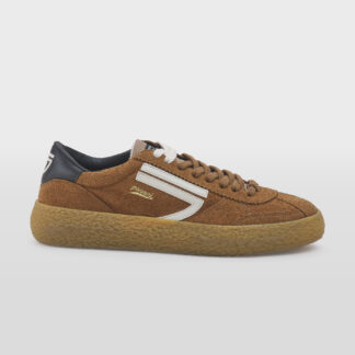 PURAI UOMO CALZATURE SNEAKERS CAMOSCIO CUOIO 41-2, 42, 43-2, 44-2, 45-2 immagine n. 1/5