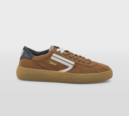 PURAI UOMO CALZATURE SNEAKERS CAMOSCIO CUOIO 41-2, 42, 43-2, 44-2, 45-2 immagine n. 1/5