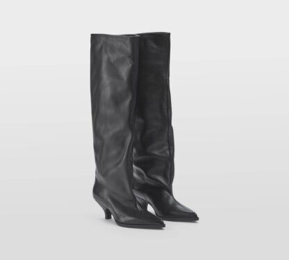 ELENA iachi DONNA Donna STIVALE A TUBO PELLE NERO 34-2, 34, 35, 35-2, 36, 36-2, 37-2, 37, 38-2, 38, 39-2, 39, 4, 40, 40-2, 41-2, 41, 42, 42-2, 43-2, 43, 44-2, 44, 45-2, 46-2 immagine n. 3/5