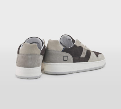 D.A.T.E UOMO CALZATURE SNEAKERS COURT CAMOSCIO BEIGE MARRONE 40, 41-2, 42, 43-2, 44-2, 45-2 immagine n. 4/5