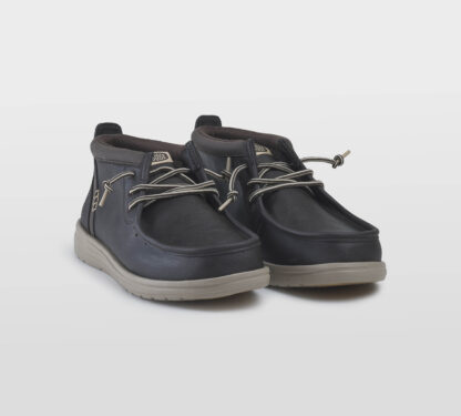 HEYDUDE UOMO CALZATURE POLACCHINO PELLE MORO 40, 41-2, 42, 43-2, 44-2, 45-2 immagine n. 3/5