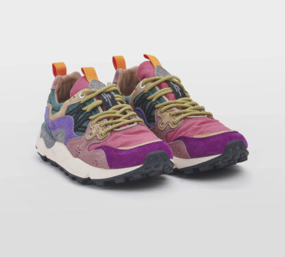FLOWER MOUNTAIN DONNA Donna SNEAKERS MULTI CAMOSCIO PINK 36, 37-2, 38-2, 39-2, 40, 41-2 immagine n. 3/5