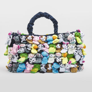 LA MILANESA DONNA BORSE BORSA LARGE CON PELUCHE un immagine n. 1/5