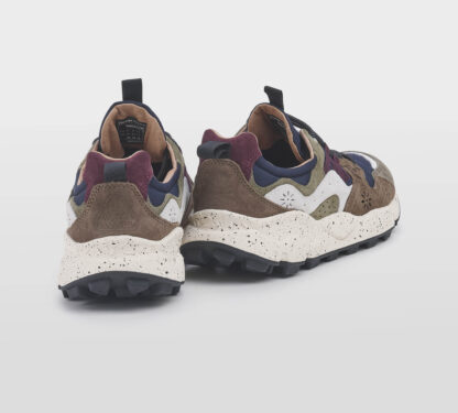 FLOWER MOUNTAIN UOMO CALZATURE SNEAKERS CAMOSCIO MARRONE BLU 40, 41-2, 42, 43-2, 44-2, 45-2, 46-2 immagine n. 4/5