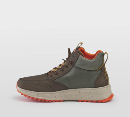 HEYDUDE UOMO CALZATURE PEDULA TESSUTO TECNICO MILITARE MORO 40, 41-2, 42, 43-2, 44-2, 45-2 immagine n. 2/5