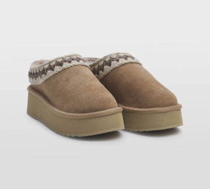 MOU DONNA Donna SABOT PLATFORM MONTONE CUOIO 36, 37-2, 38-2, 39-2, 40, 41-2 immagine n. 3/5