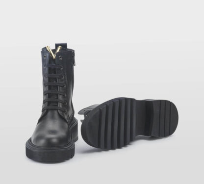 VIA ROMA 15 DONNA Donna ANFIBIO PELLE NERO 36, 37-2, 37, 38-2, 38, 39-2, 40, 41-2 immagine n. 5/5