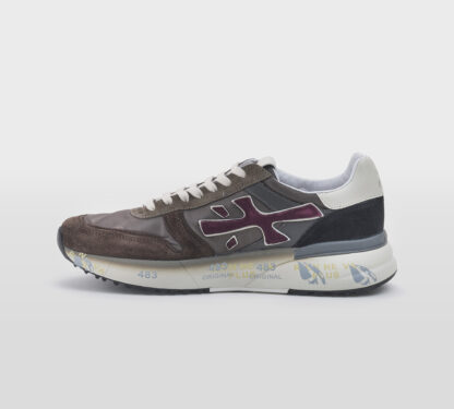 premiata UOMO CALZATURE SNEAKERS MICK MARRONE VINACCIA 40, 41-2, 42, 43-2, 44-2, 45-2 immagine n. 2/5
