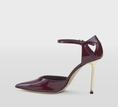 NINALILOU DONNA DECOLTE' SPEZZATA VERNICE BORDO' 36, 37-2, 38-2, 39-2 immagine n. 2/5