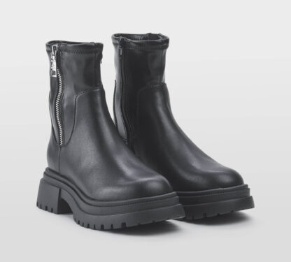 steve madden DONNA Donna BIKERS PELLE NERO 35-2, 36, 37-2, 37, 38-2, 38, 39-2, 40, 41-2 immagine n. 3/5