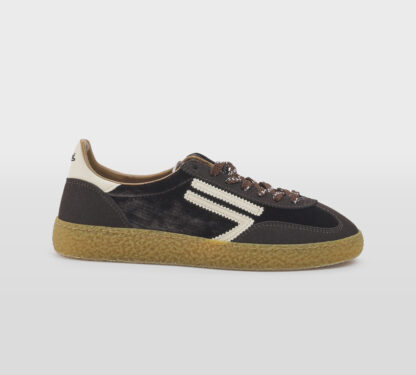 PURAI DONNA Donna SNEAKERS VELLUTO MORO 37-2, 38-2, 40 immagine n. 1/4