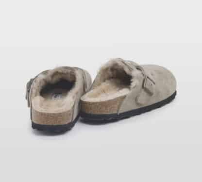 BIRKENSTOCK UNISEX Unisex BOSTON SHEARLING TAUPE 37-2, 38-2, 39-2, 40, 41-2 immagine n. 4/5