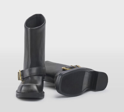 steve madden DONNA Donna BIKER PELLE NERO FIBBIA 36, 37-2, 37, 38-2, 38, 39-2, 41-2 immagine n. 5/5