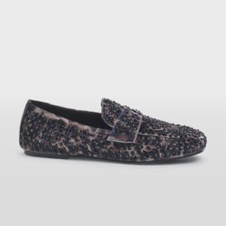 STRATEGIA DONNA Donna MOCASSINO VELLUTO MACULATO SWAROVSKY 37-2, 38-2, 39-2, 41-2 immagine n. 1/3