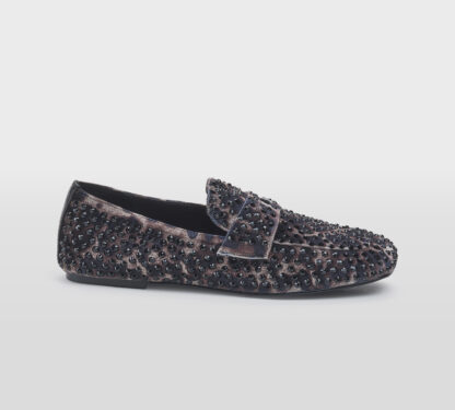 STRATEGIA DONNA Donna MOCASSINO VELLUTO MACULATO SWAROVSKY 37-2, 38-2, 39-2, 41-2 immagine n. 1/3